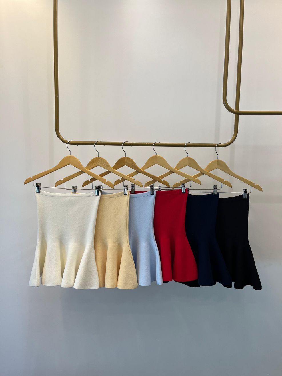 Tomara que Caia Tricot Peplum - Amarelo Manteiga