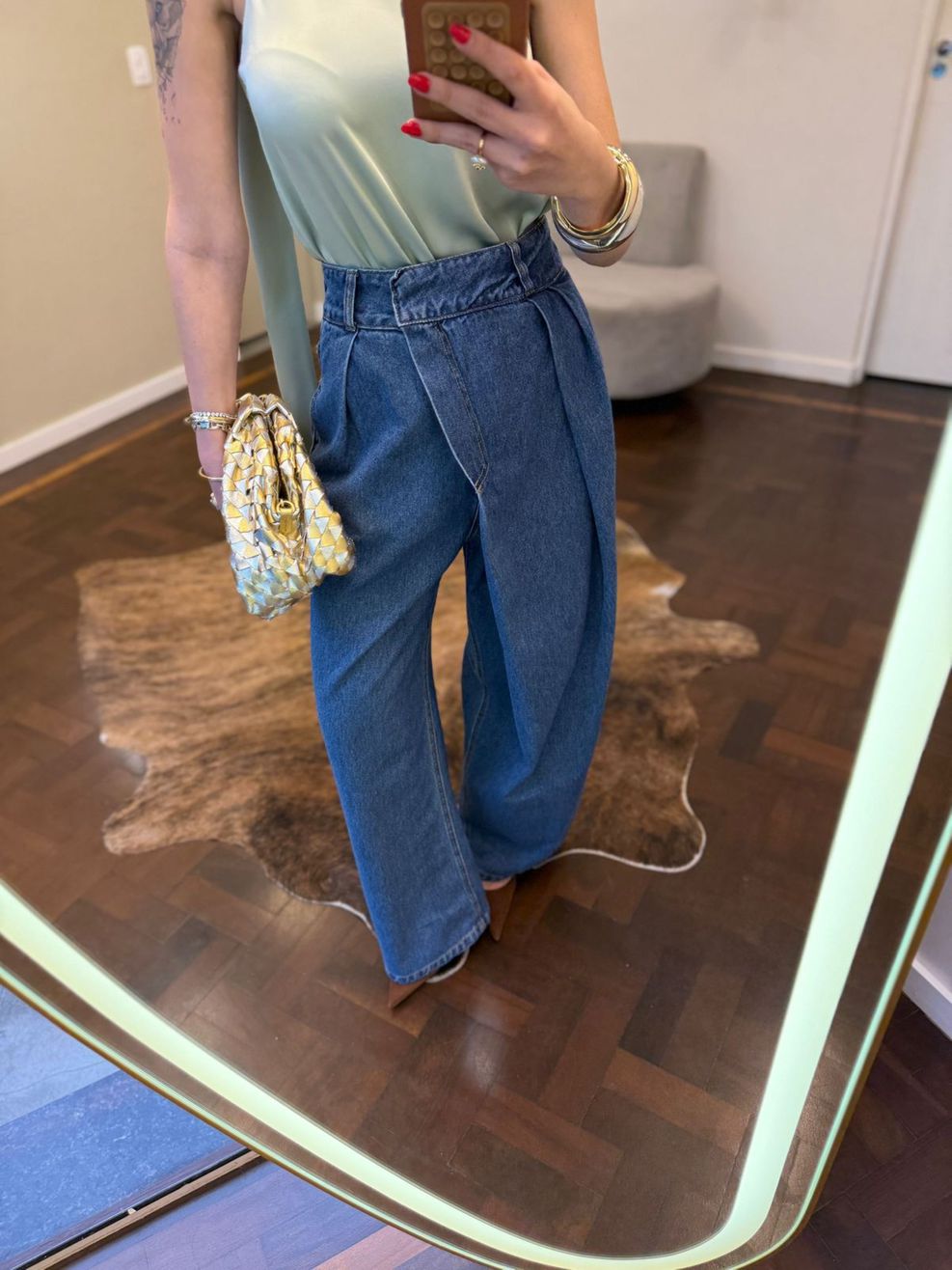 Calça Jeans Alfaiataria Crossover 