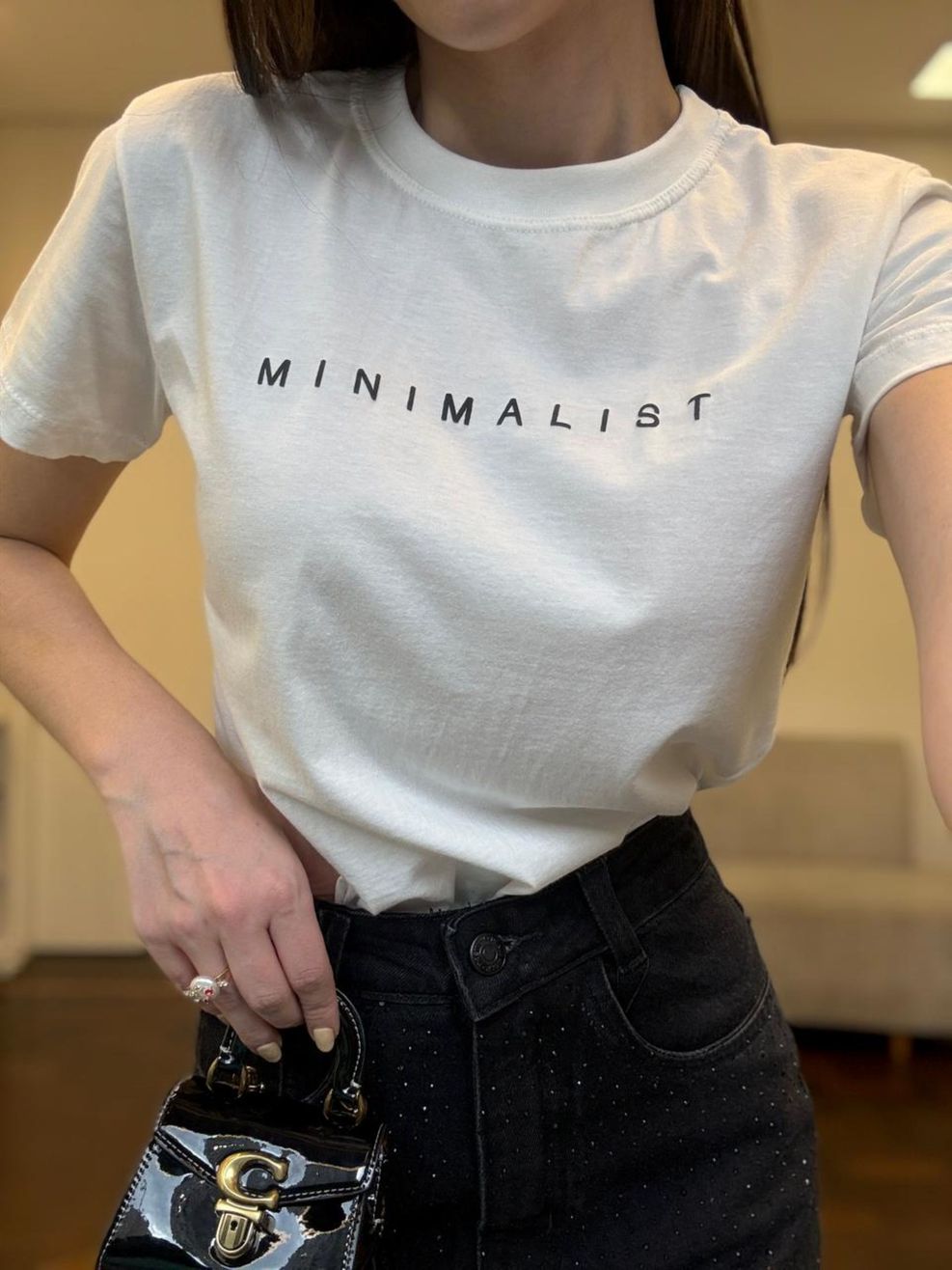 T-shirt Minimalist - Branca