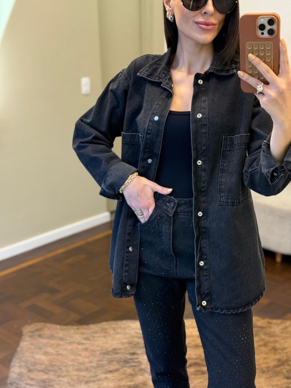 Camisão Jeans Black 