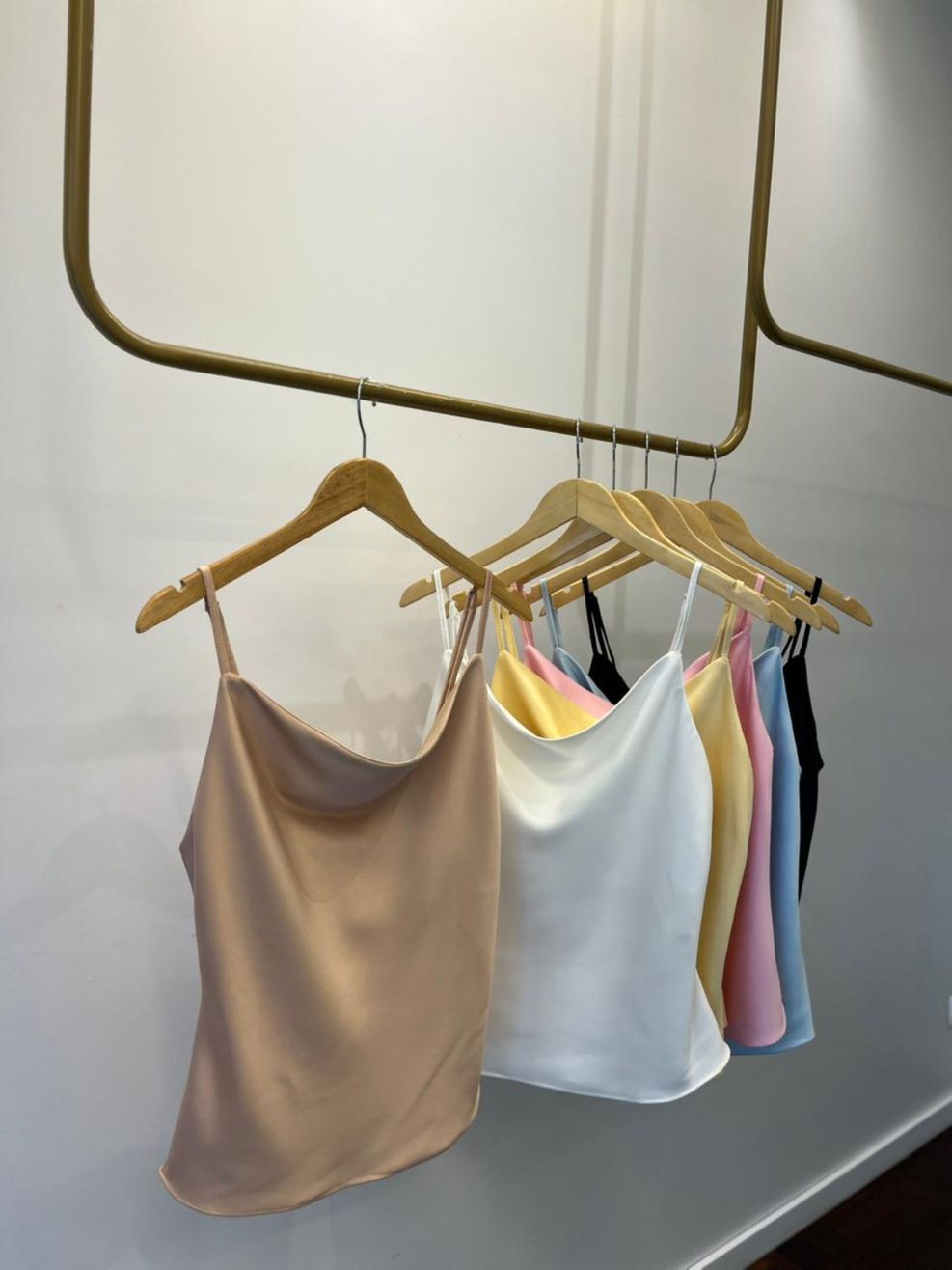 Regata Cetim Degagê - Preta