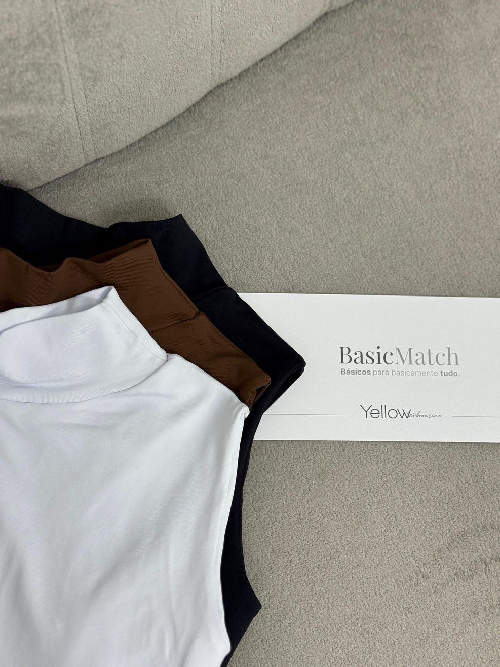 KIT BASICMATCH | 3 Bodys Abertura Costas 