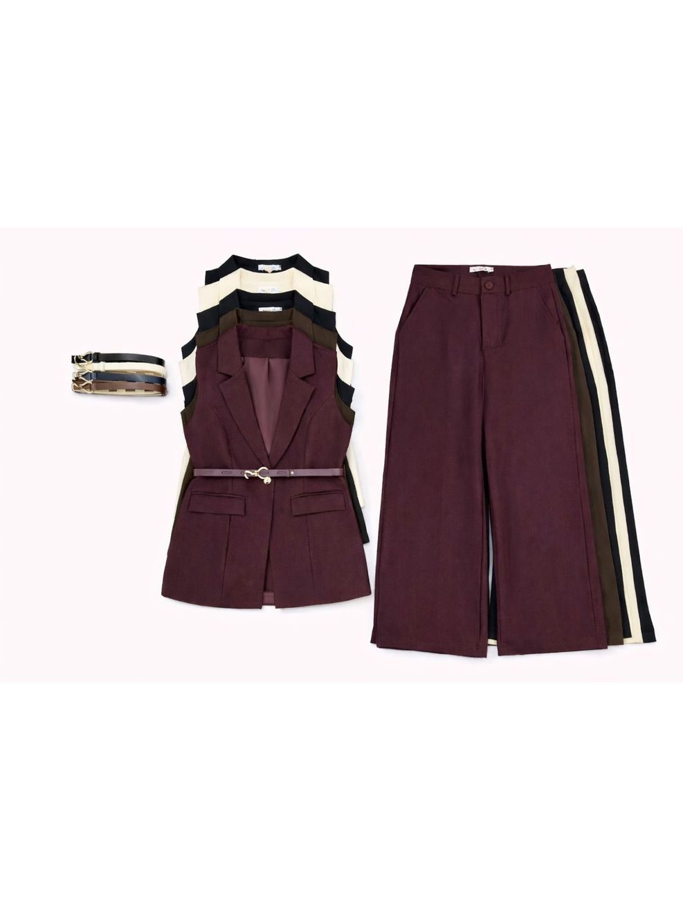 Conjunto Alfaiataria Axis - Marrom