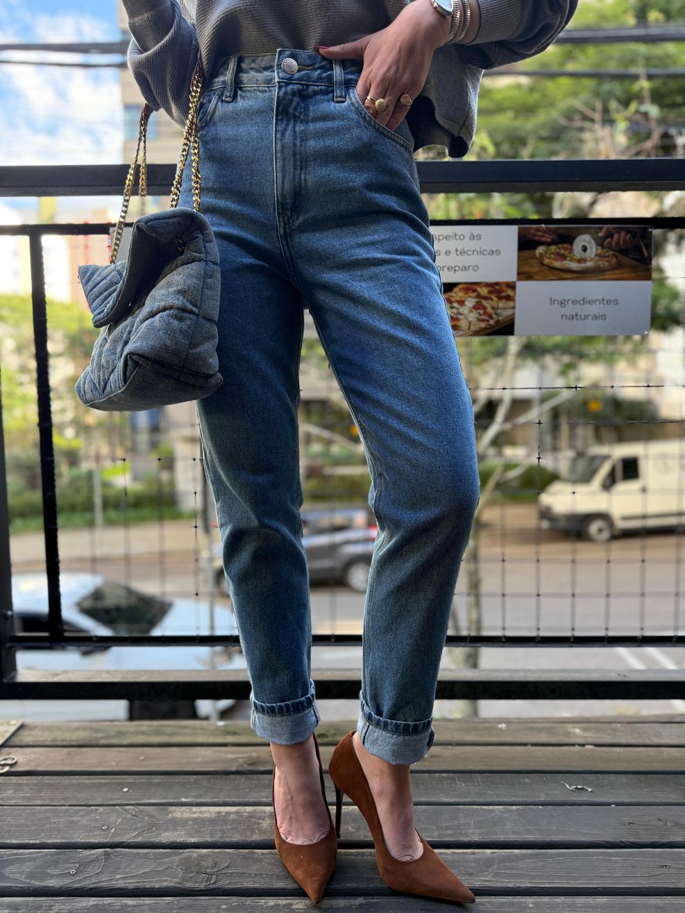Calça Jeans Mom Classic