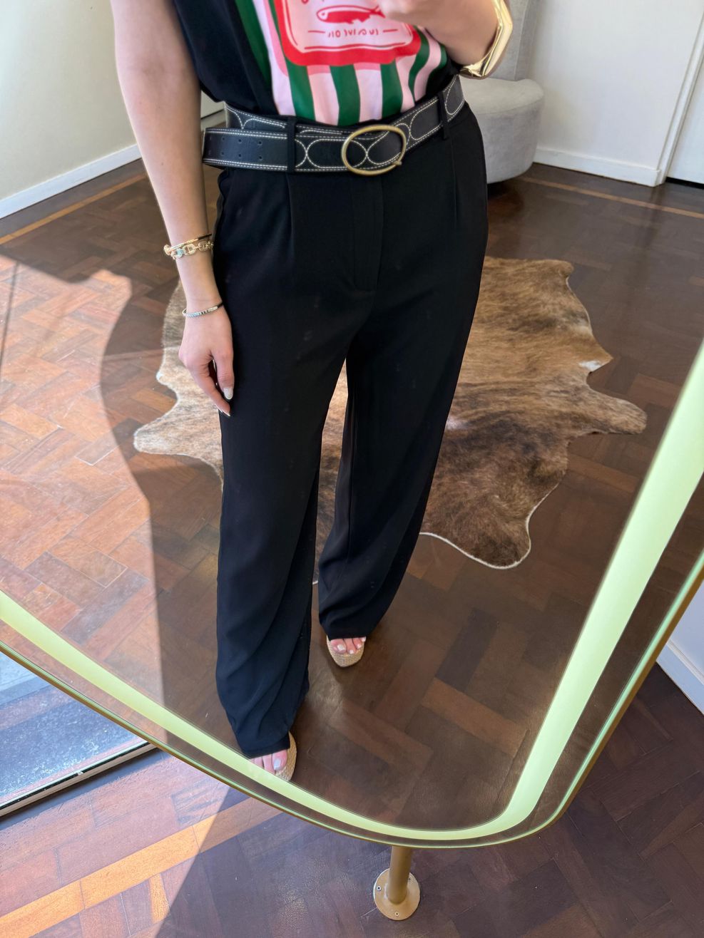 Calça Alfaiataria Karine - Preta 