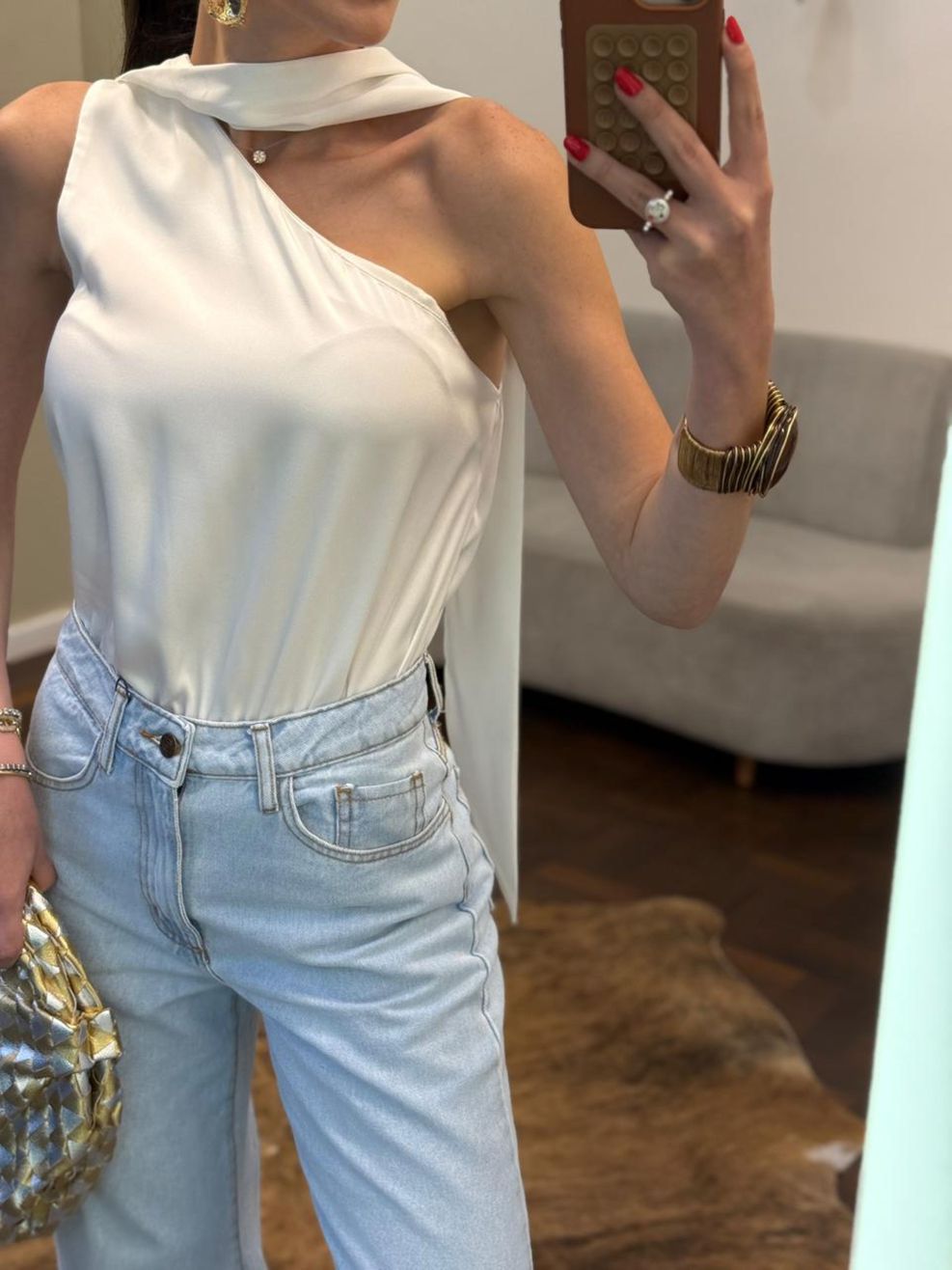 Body Cetim Maroca - Branco