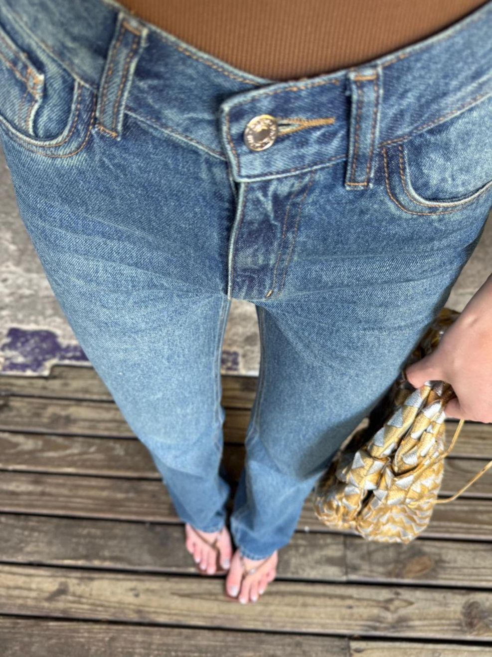 Calça Jeans Reta Madoh 