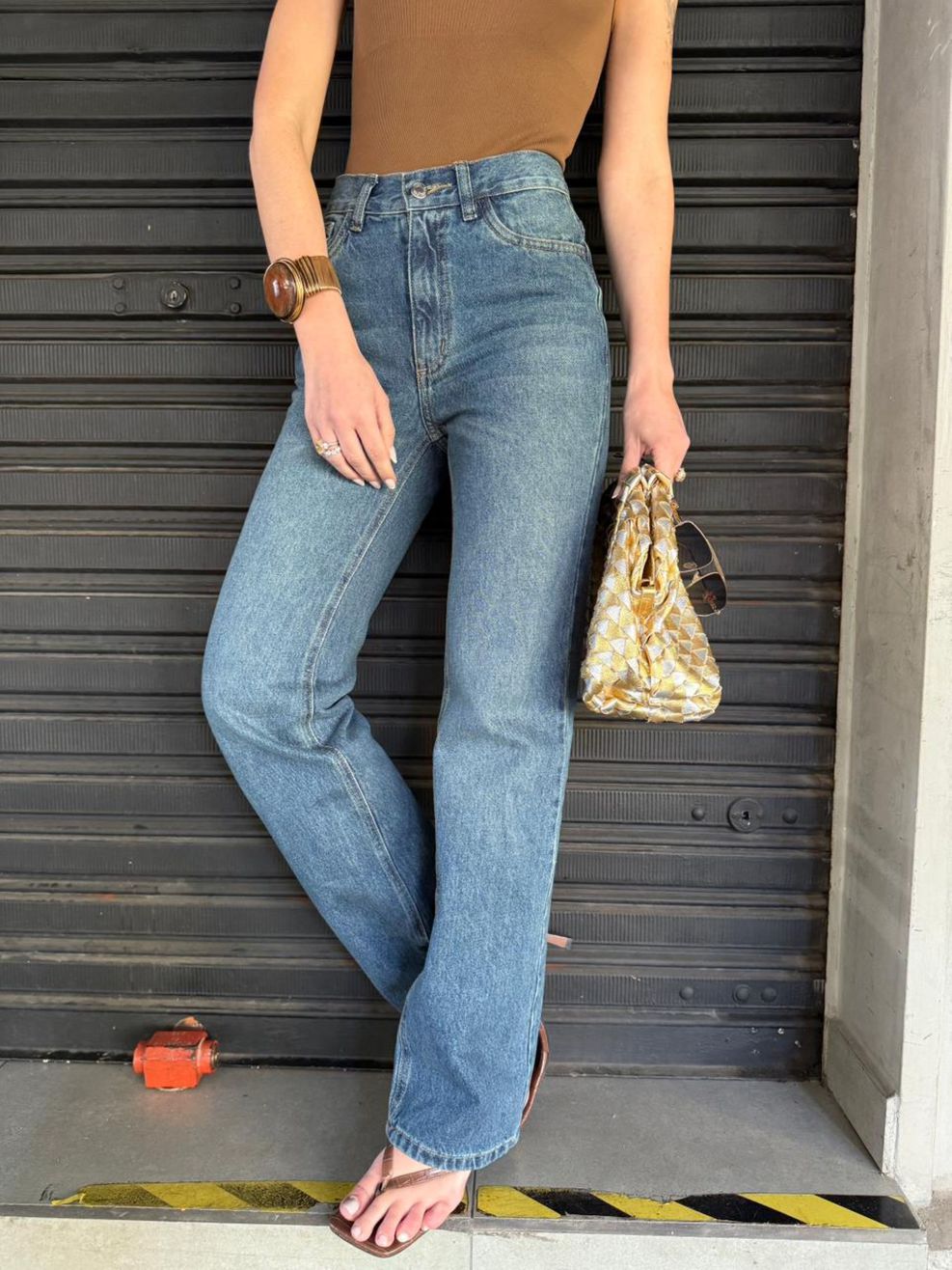 Calça Jeans Reta Madoh 