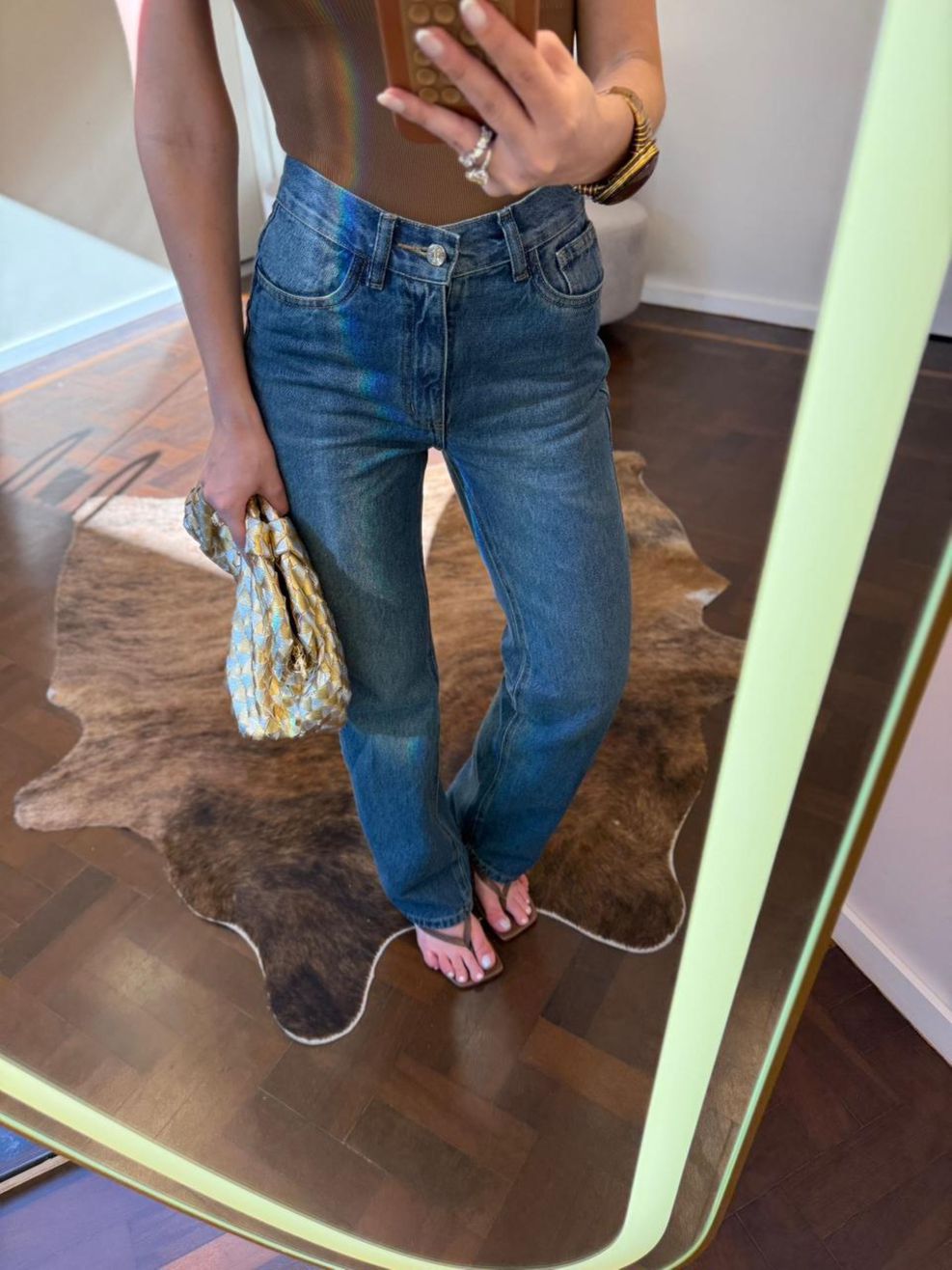 Calça Jeans Reta Madoh 