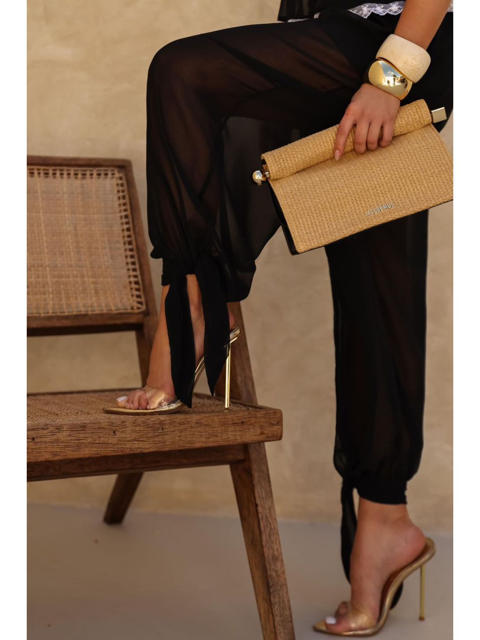 Conjunto Sophie Crepe de Seda - Preto 