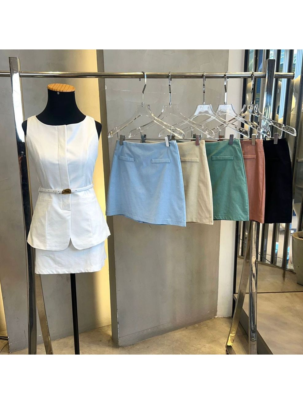 Conjunto Alfaiataria Saint Moritz - Off White 