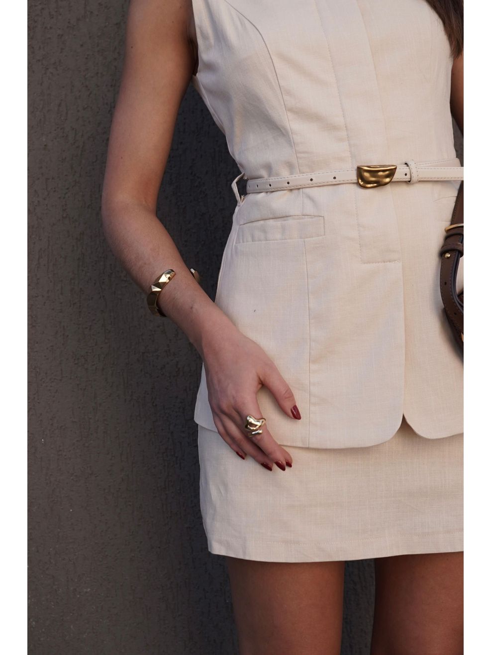 Conjunto Alfaiataria Saint Moritz - Bege 