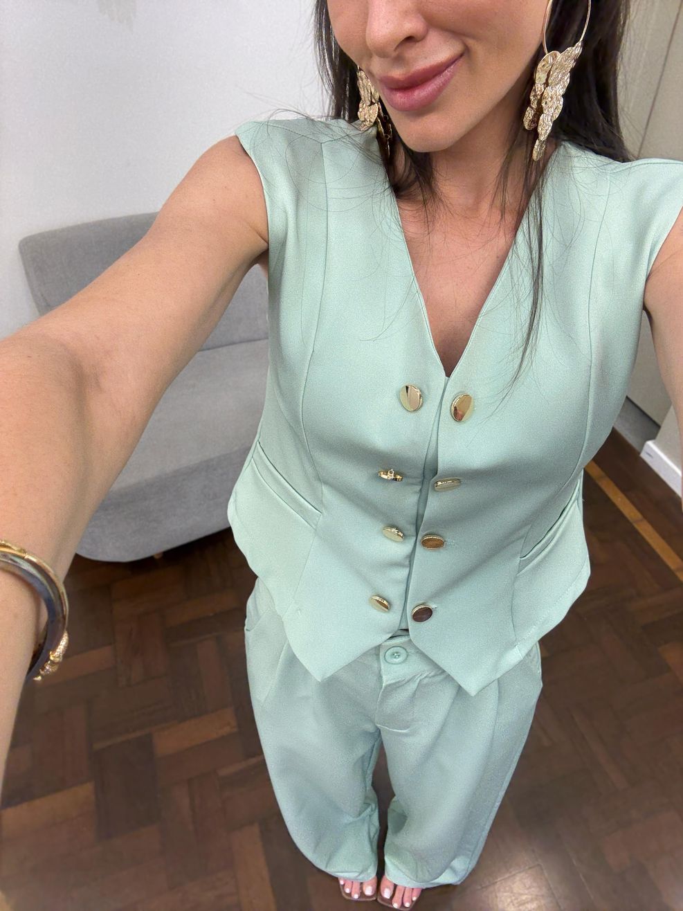 Conjunto Alfaiataria Zurique - Verde Pistache