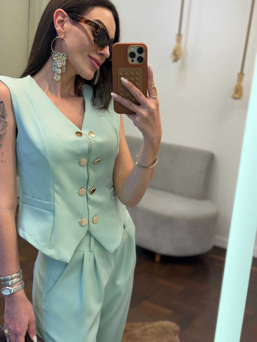 Conjunto Alfaiataria Zurique - Verde Pistache
