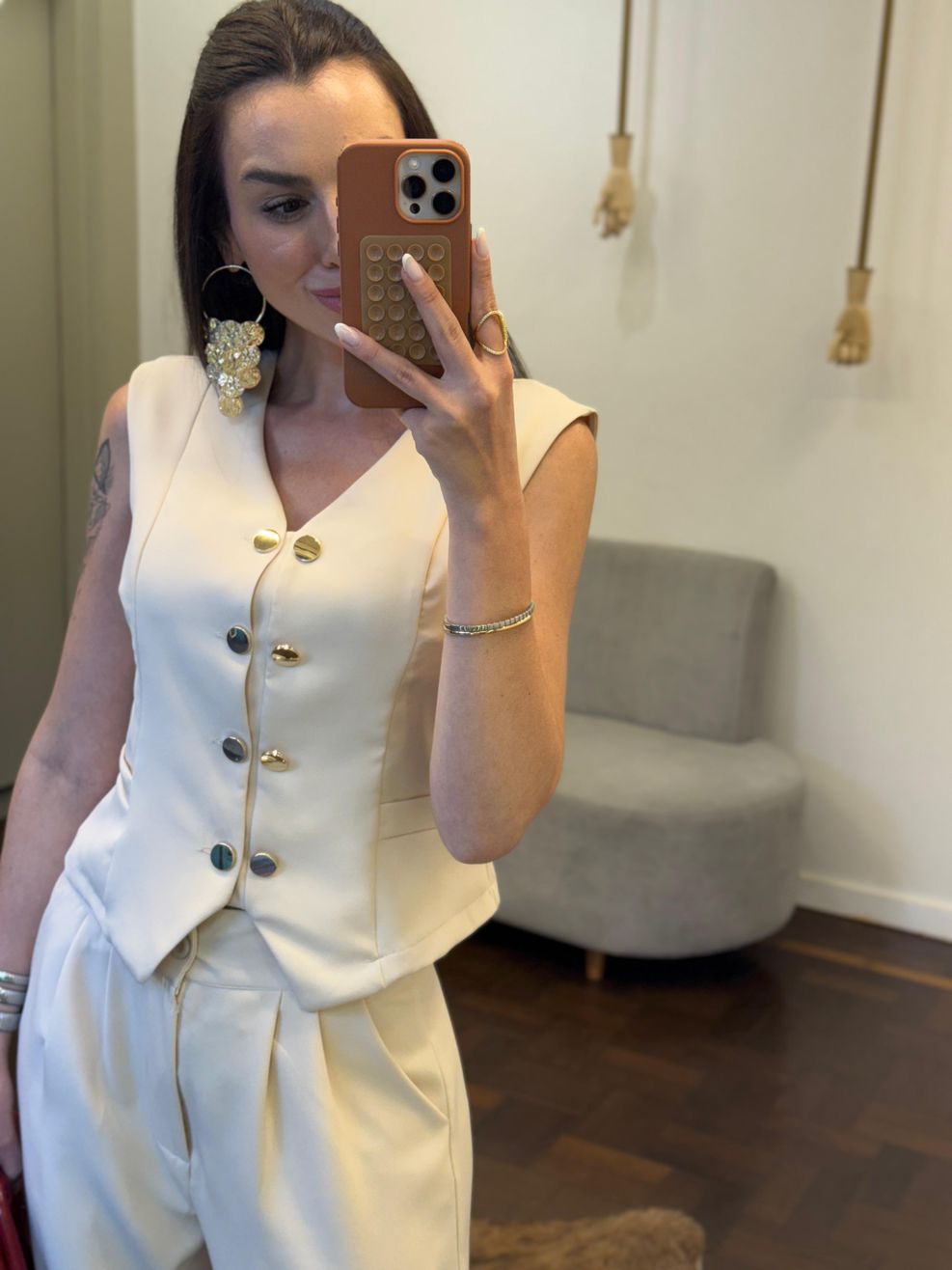 Conjunto Alfaiataria Zurique - Bege