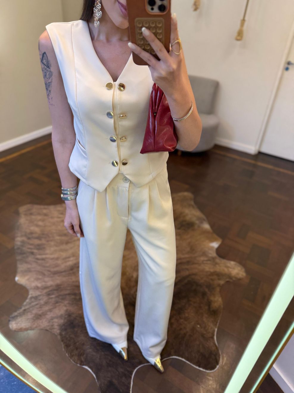 Conjunto Alfaiataria Zurique - Bege