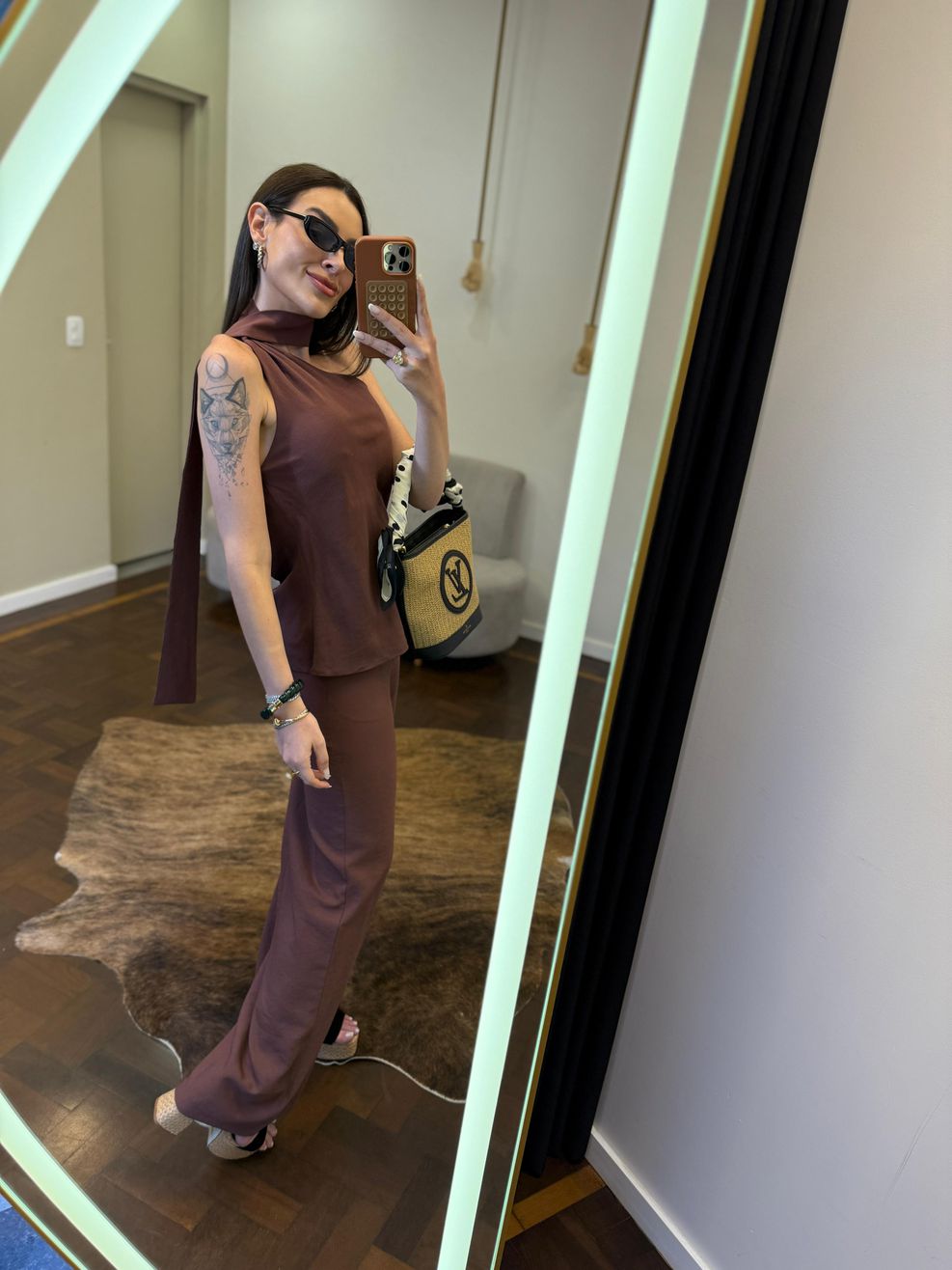 Conjunto Marianna - Marrom 