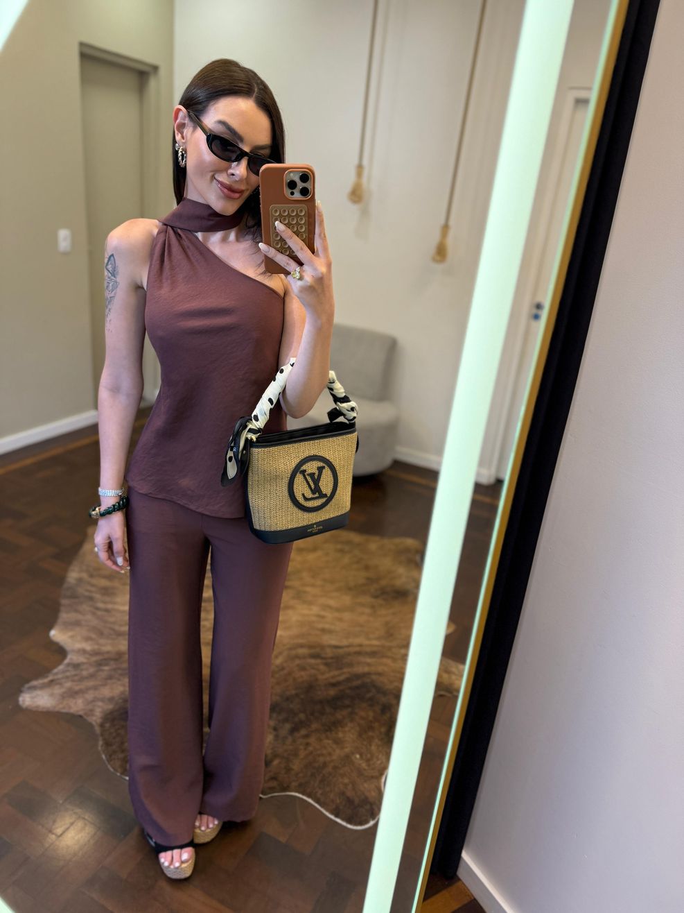 Conjunto Marianna - Marrom 