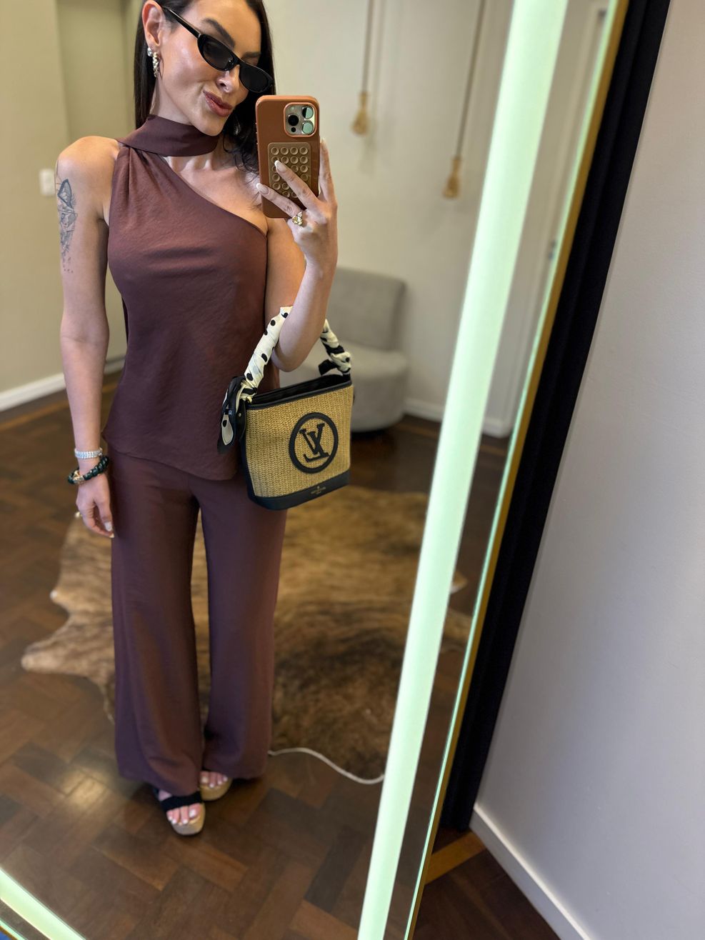 Conjunto Marianna - Marrom 