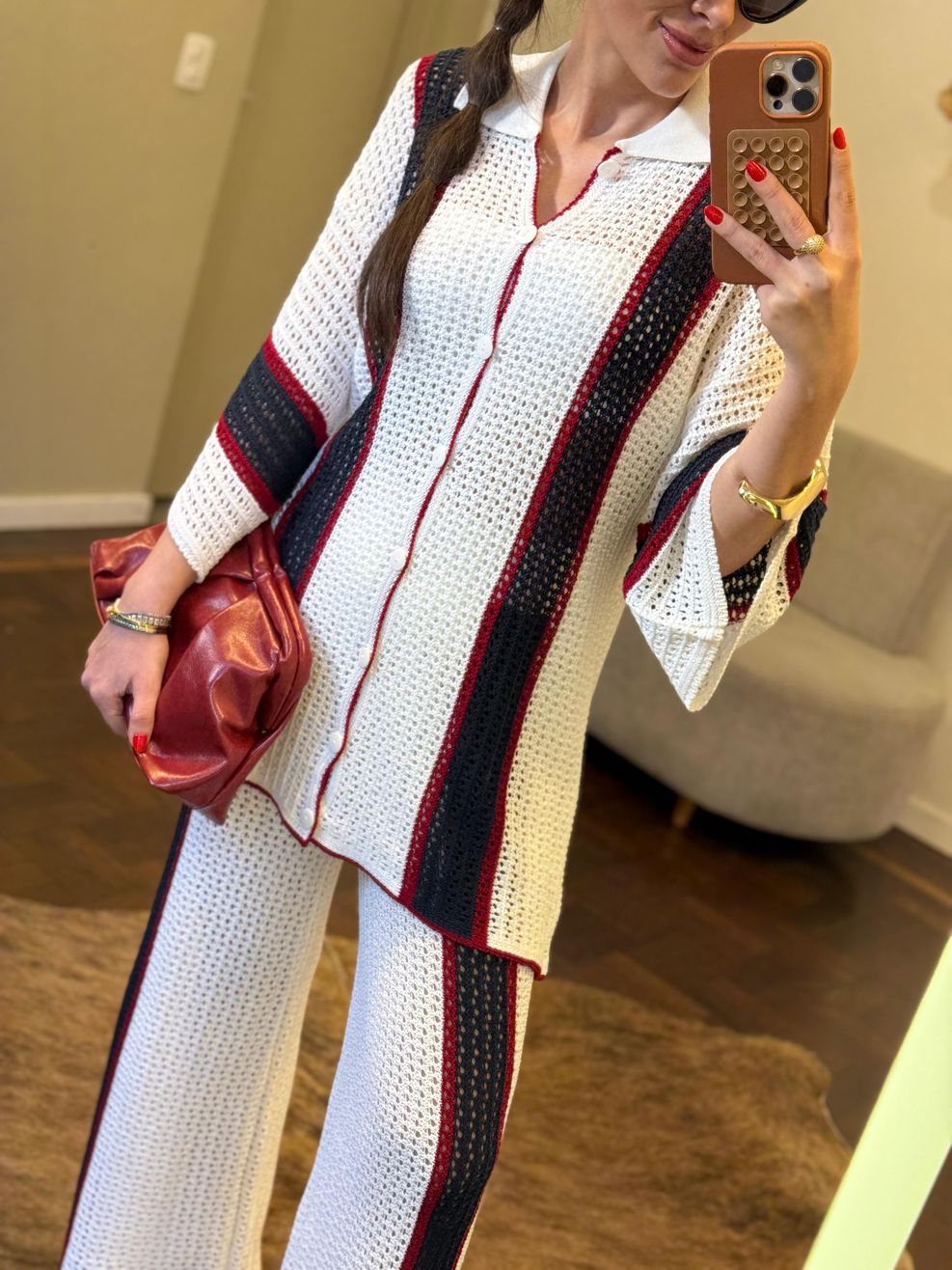 Conjunto Tricot Louise - Branco 