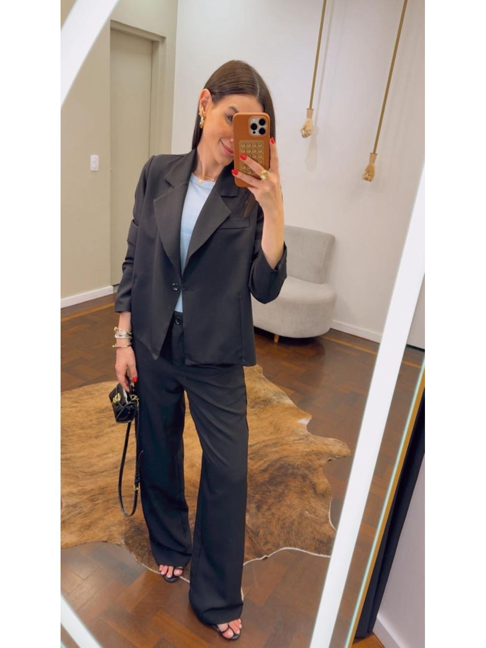 Conjunto Alfaiataria Lya - Preto 