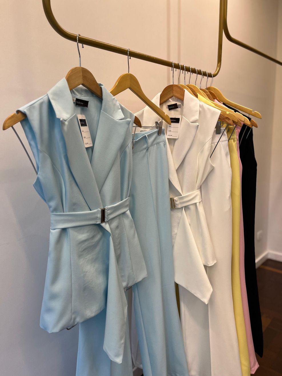 Conjunto Alfaiataria Kyoto - Azul Bebê