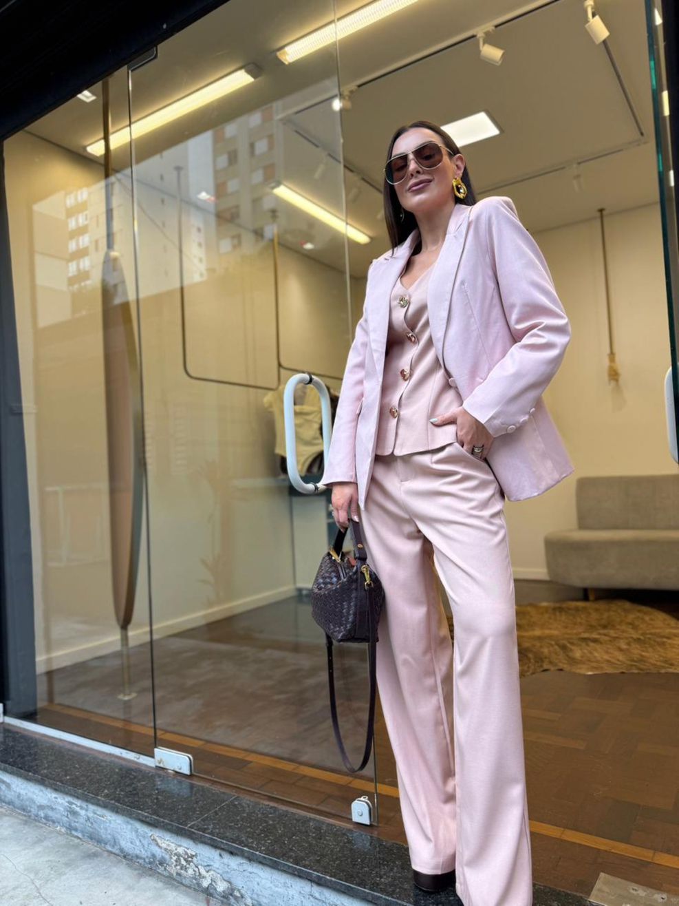 Conjunto Alfaiataria Cora - Rose