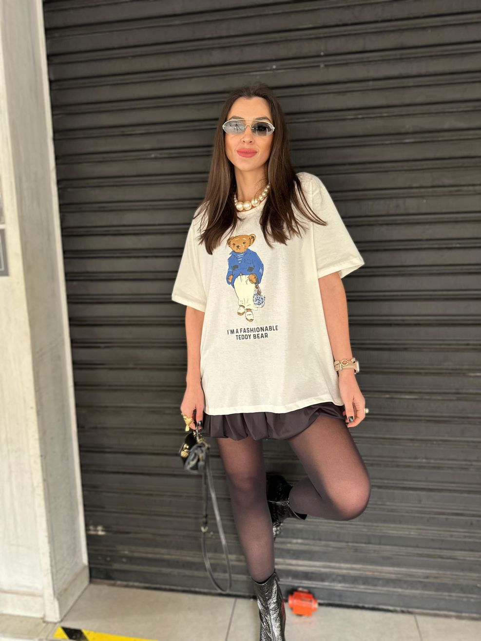 Saia Balonê Fluit - Preto