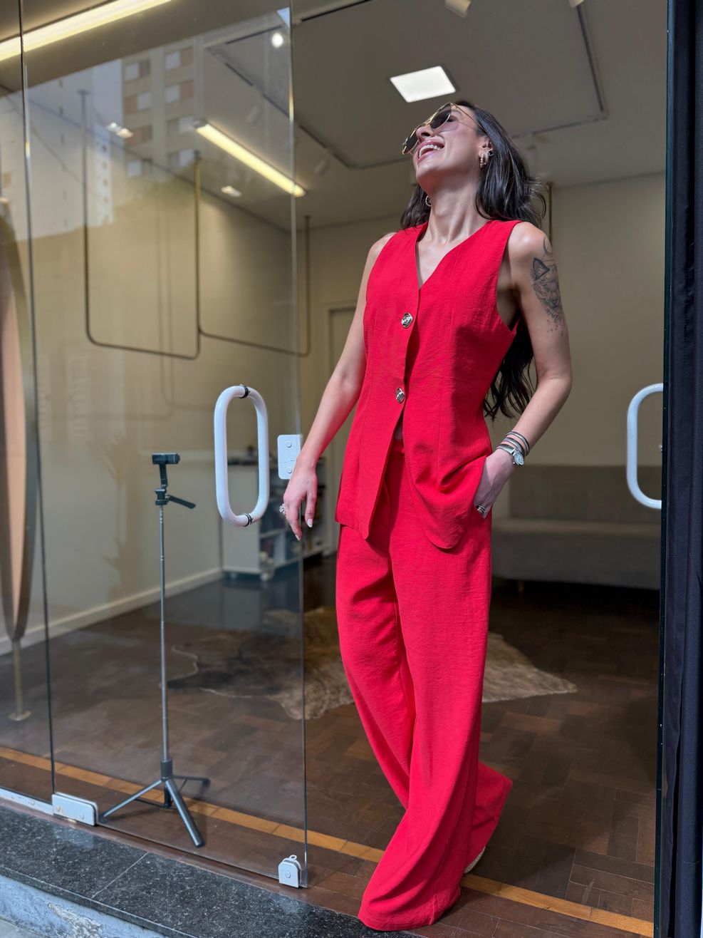 Conjunto Alfaiataria Silver Flower 