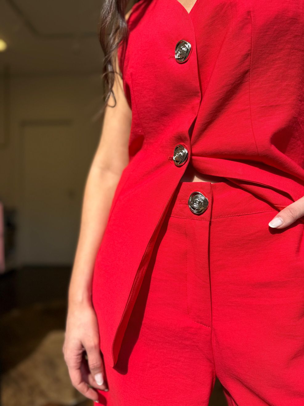 Conjunto Alfaiataria Silver Flower 