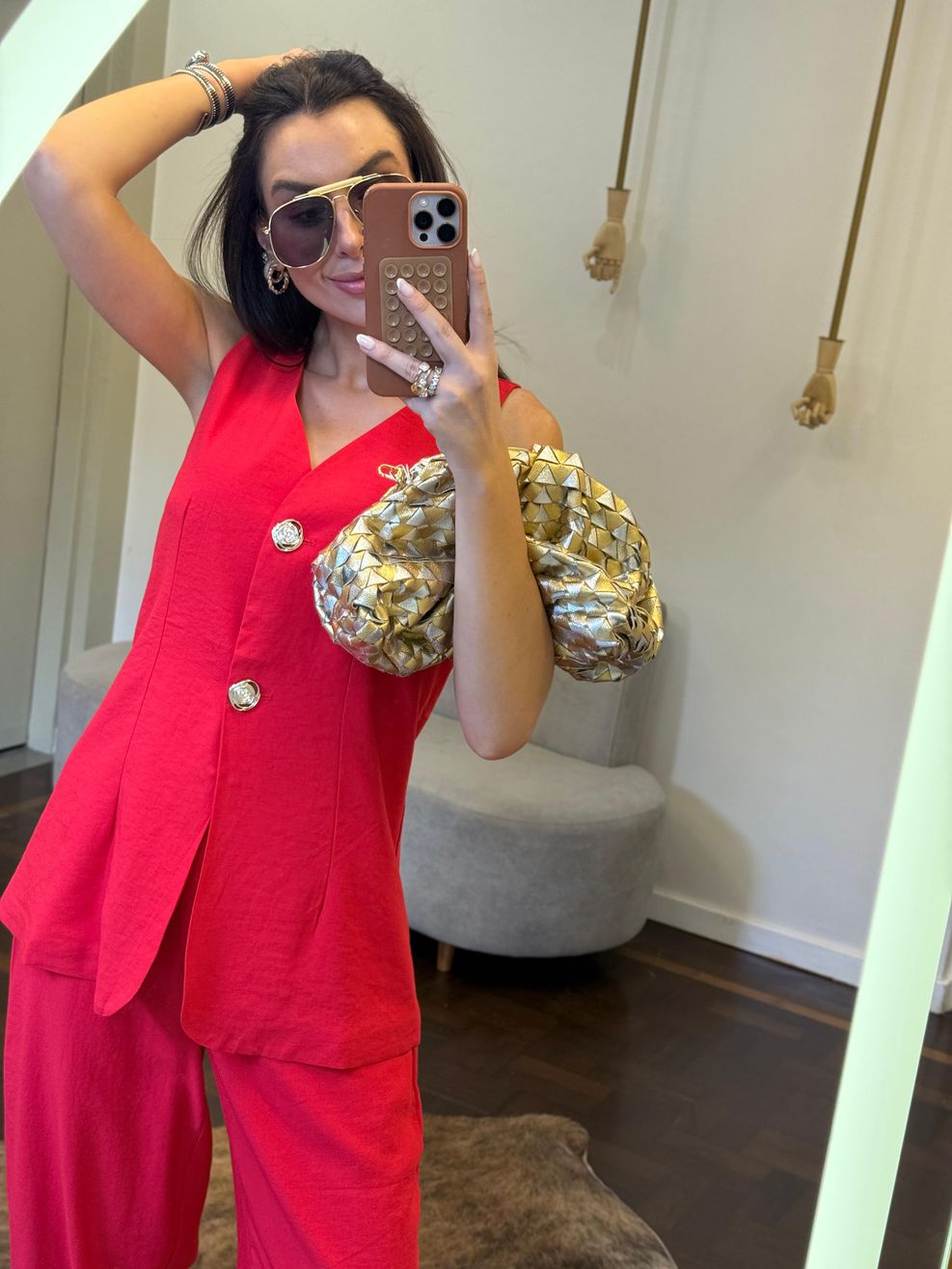 Conjunto Alfaiataria Silver Flower 