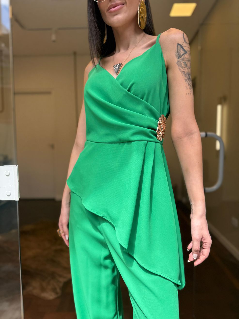 Conjunto Alfaiataria Natalie - Verde