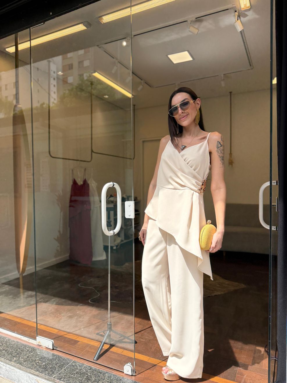 Conjunto Alfaiataria Natalie - Nude