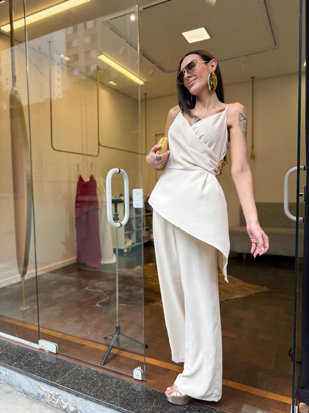 Conjunto Alfaiataria Natalie - Nude