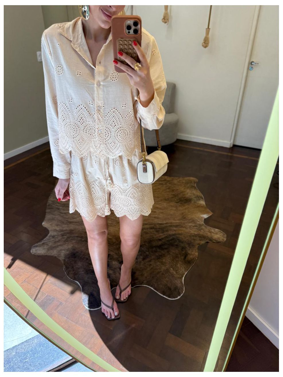 Conjunto Gaia - Pêssego Claro 