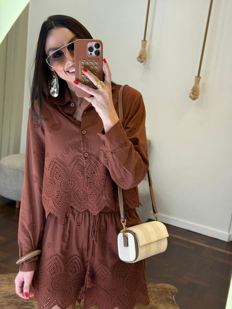 Conjunto Gaia - Marrom