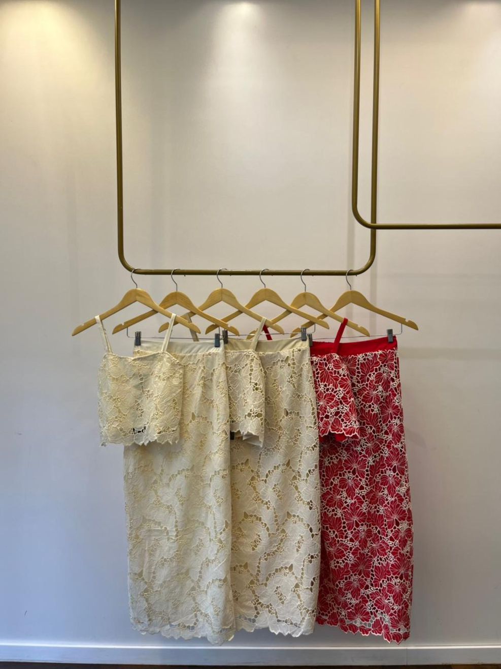 Conjunto Guipir - Saia e Top - Select Edition - Off White 