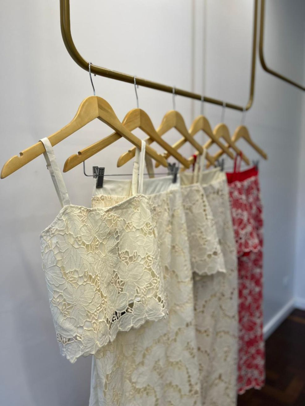 Conjunto Guipir - Saia e Top - Select Edition - Off White 