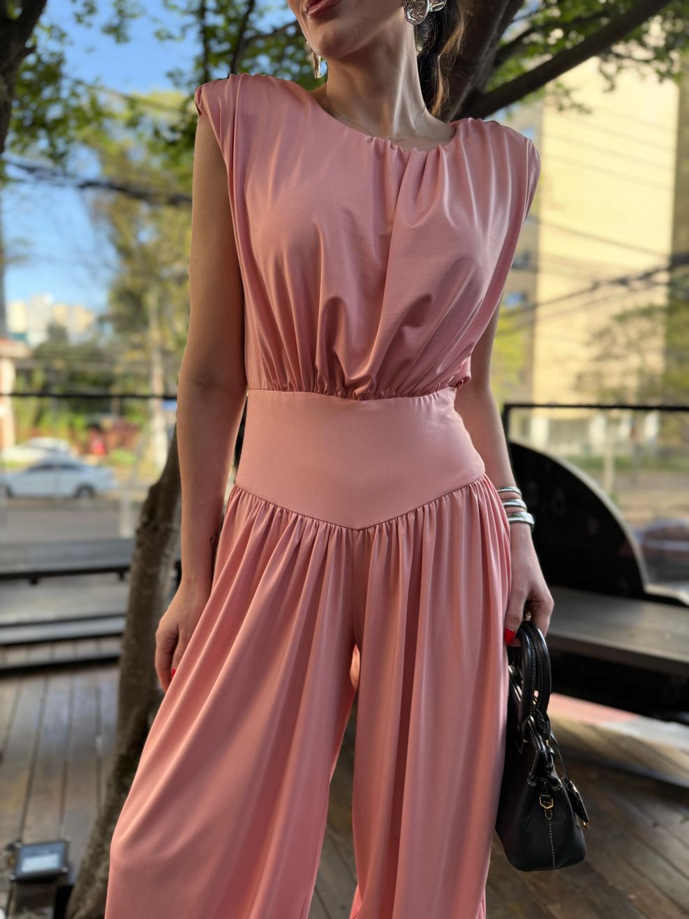 Macacão Camilla - Rose