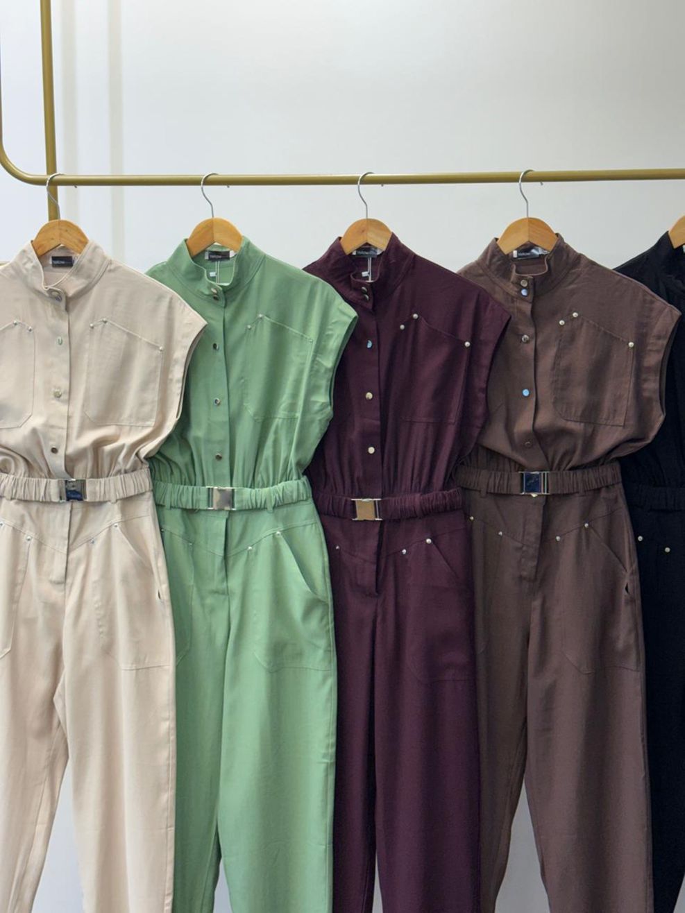 Macacão Alfaiataria Estética Utilitária - Preto