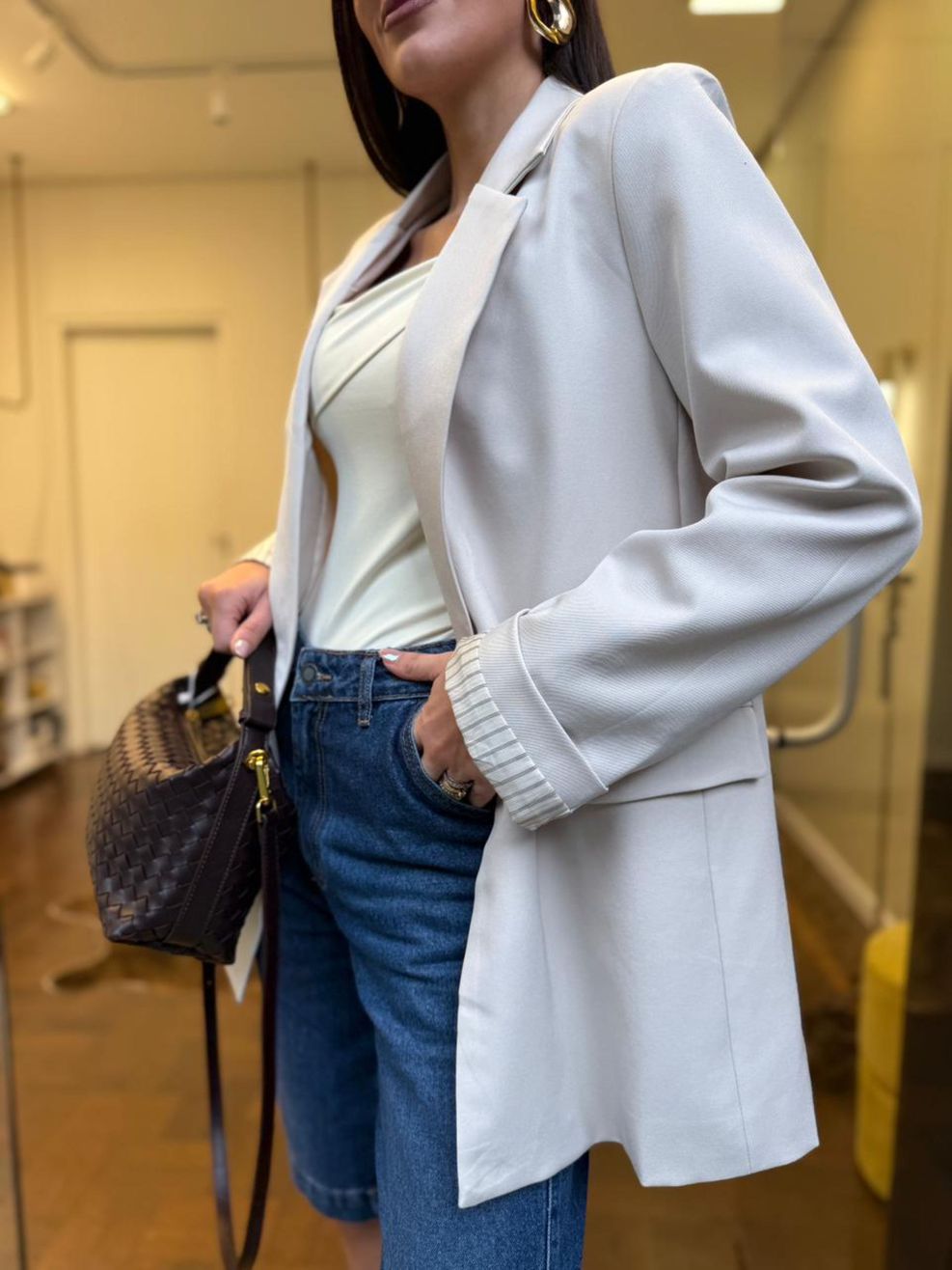 Blazer Alfaiataria Urbane - Off White