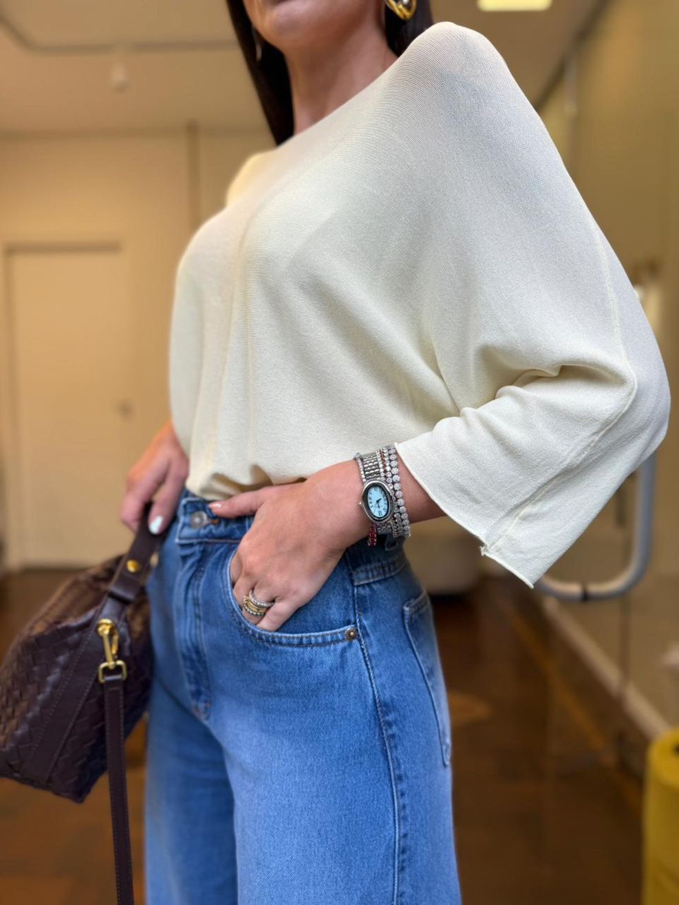 Blusa de Fio Soft - Amarelo Manteiga