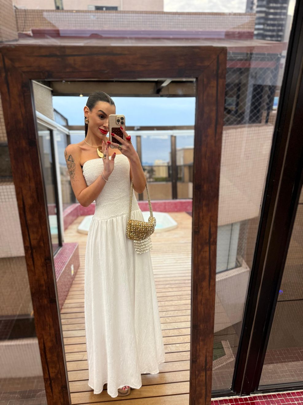 Vestido Longo Tomara que Caia Lastex 