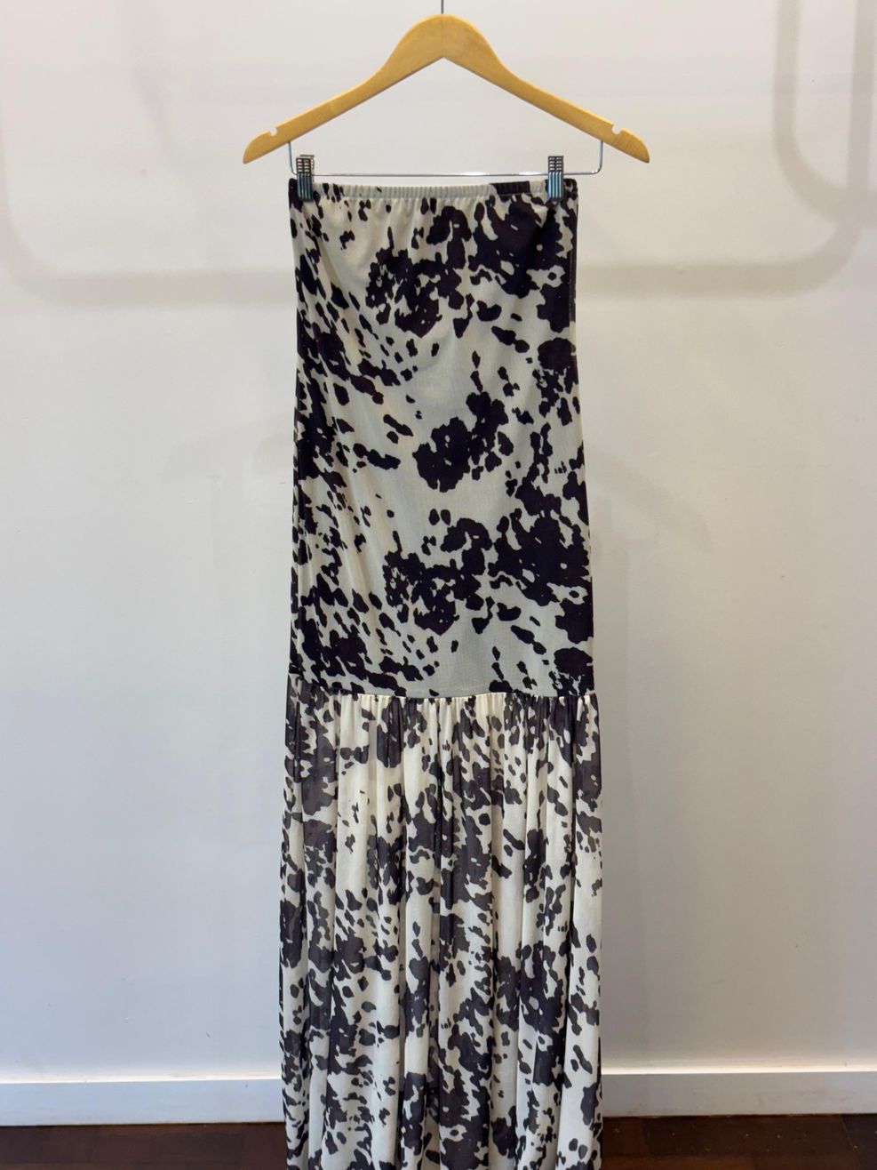 Vestido Tulê Tomara Que Caia - COW PRINT 