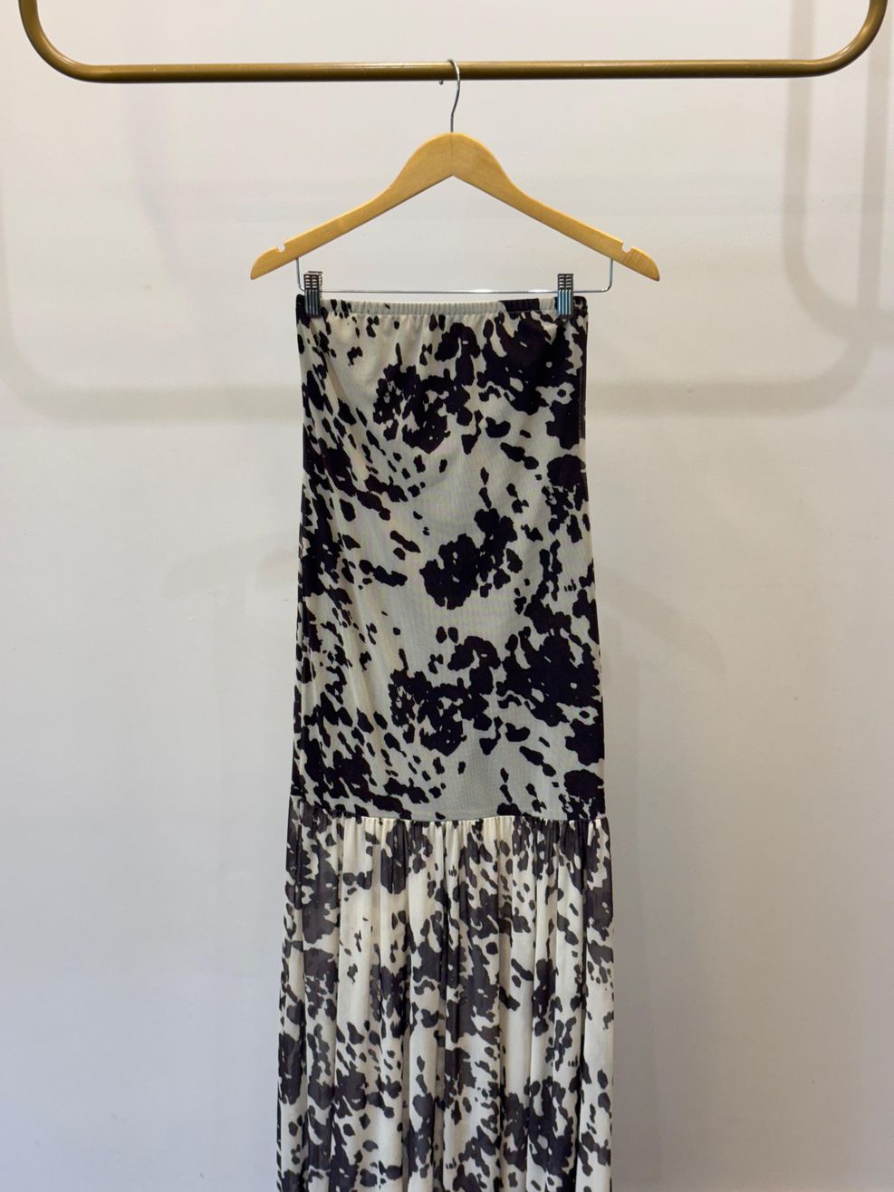 Vestido Tulê Tomara Que Caia - COW PRINT 