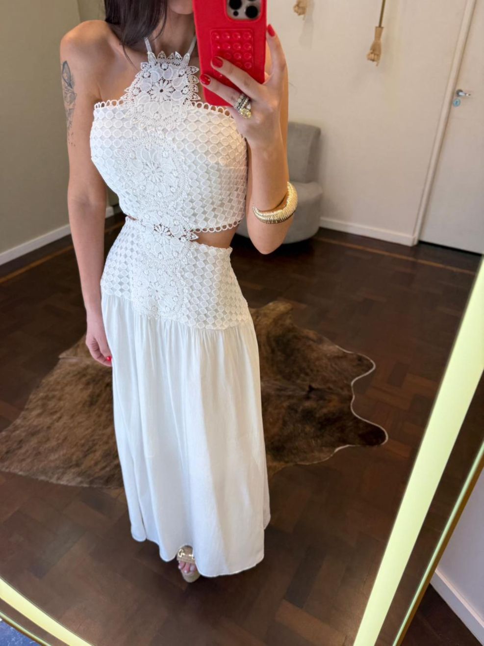Vestido Guipir Marcelle - Branco