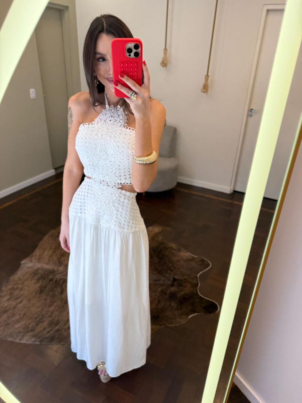 Vestido Guipir Marcelle - Branco