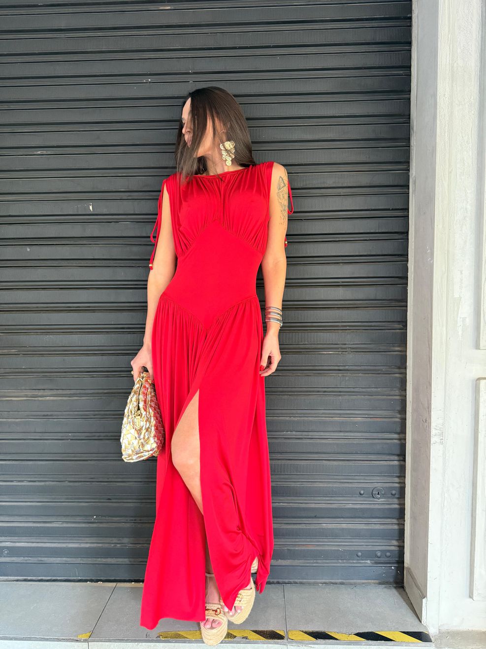 Vestido Losango Sublime - Vermelho