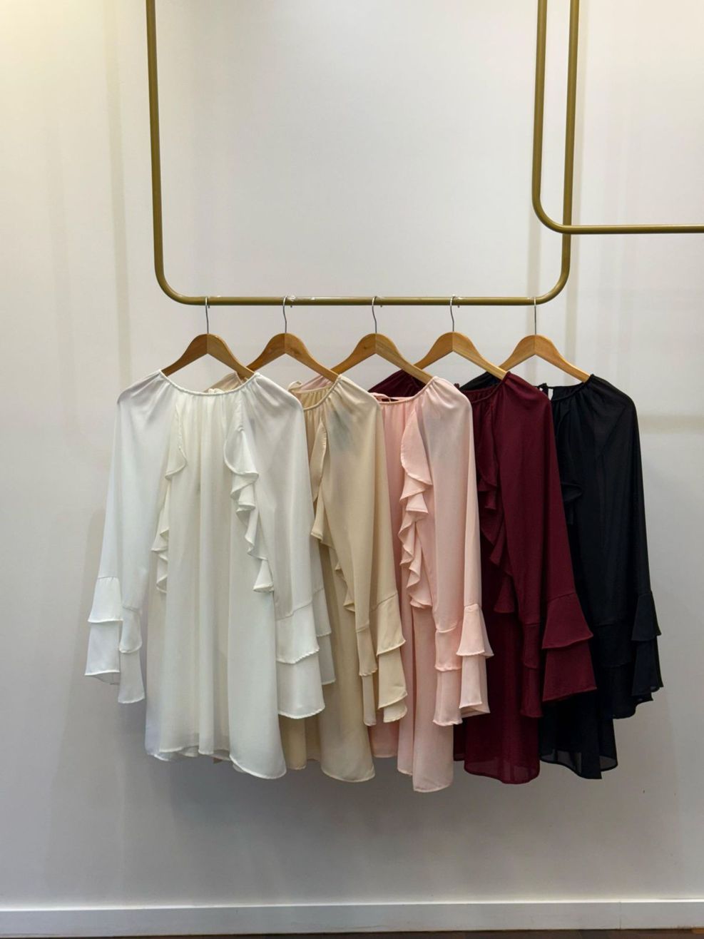Vestido Curto Fluido Lituânia - Bege