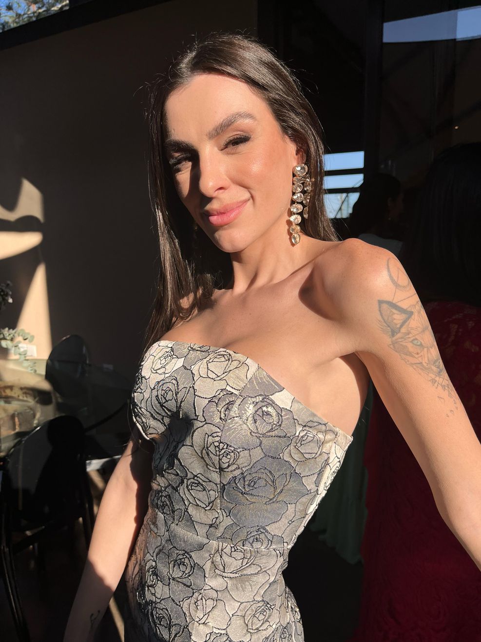 Vestido Alfaiataria Jacquard Luxury - PRATA